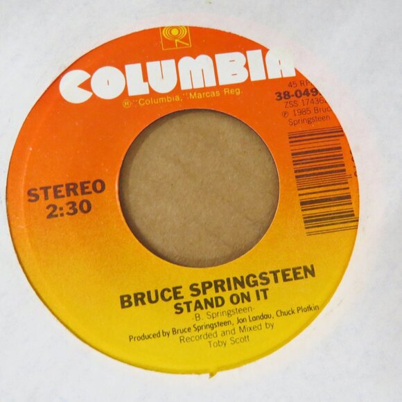 Lot of 7 Assorted Bruce Springsteen Clarence Clemons 45 RPM Vinyl Singles - Picture 6 of 8